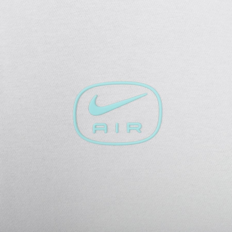 Image number 3 for Nike Air Swoosh Logo Pullover Hoodie Grey