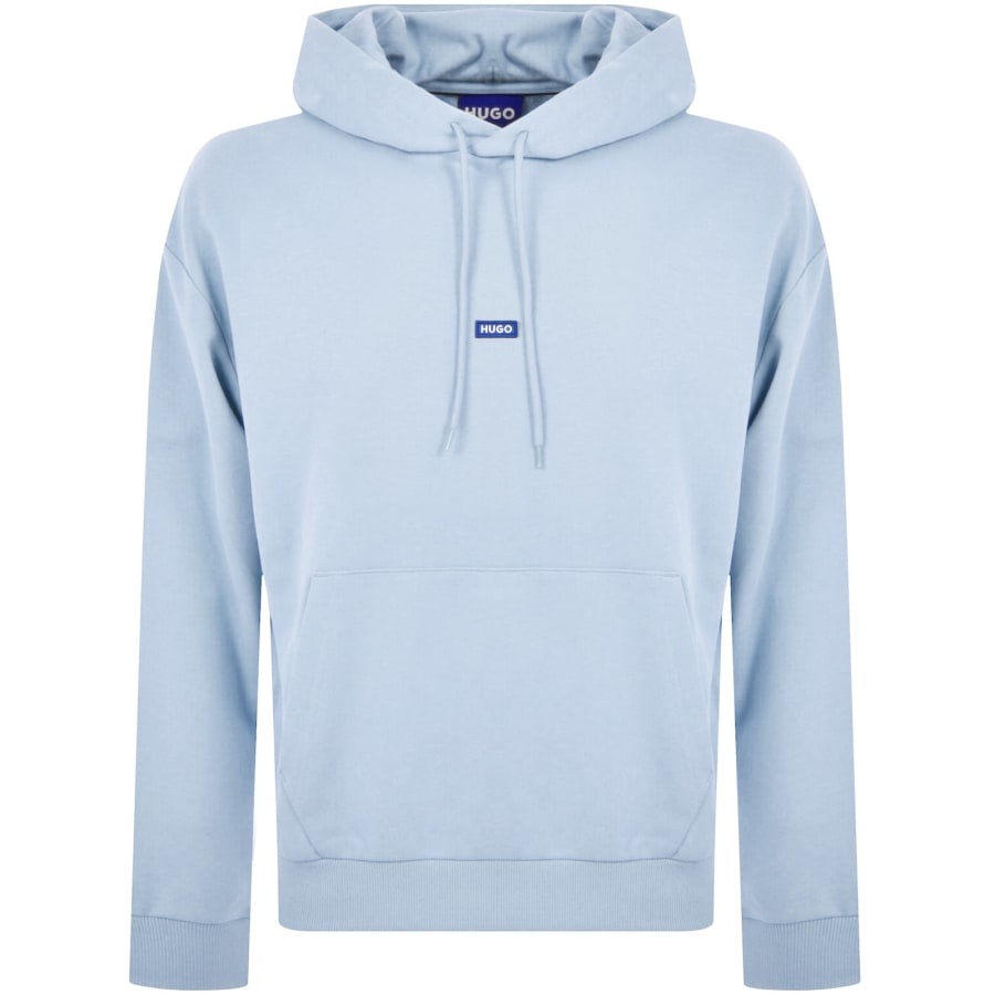 Image number 1 for HUGO Blue Nalonso Hoodie Light Blue