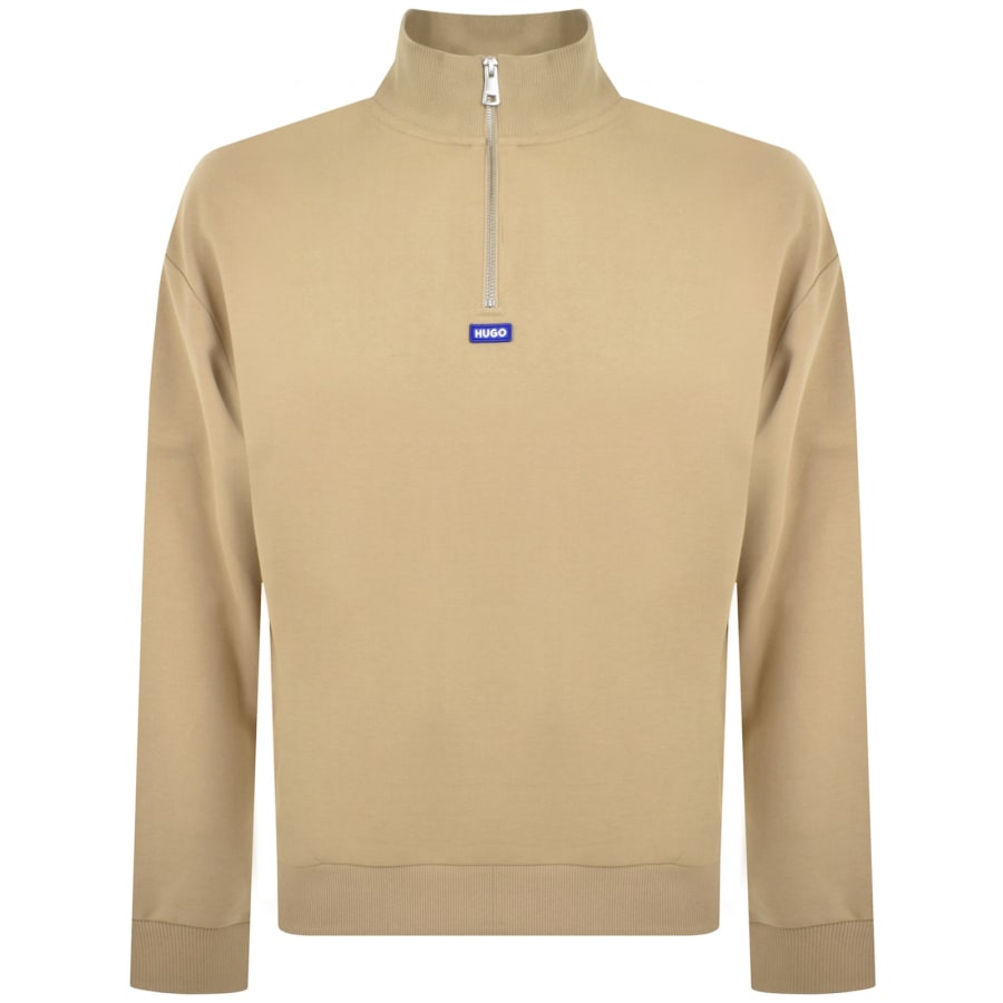 Image number 1 for HUGO Blue Neeler Sweatshirt Beige