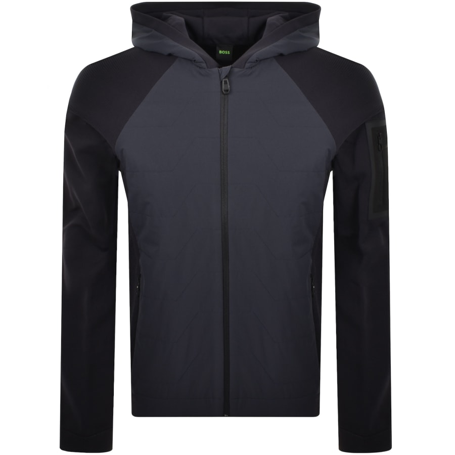 Image number 2 for BOSS K Desert Full Zip Hoodie Navy