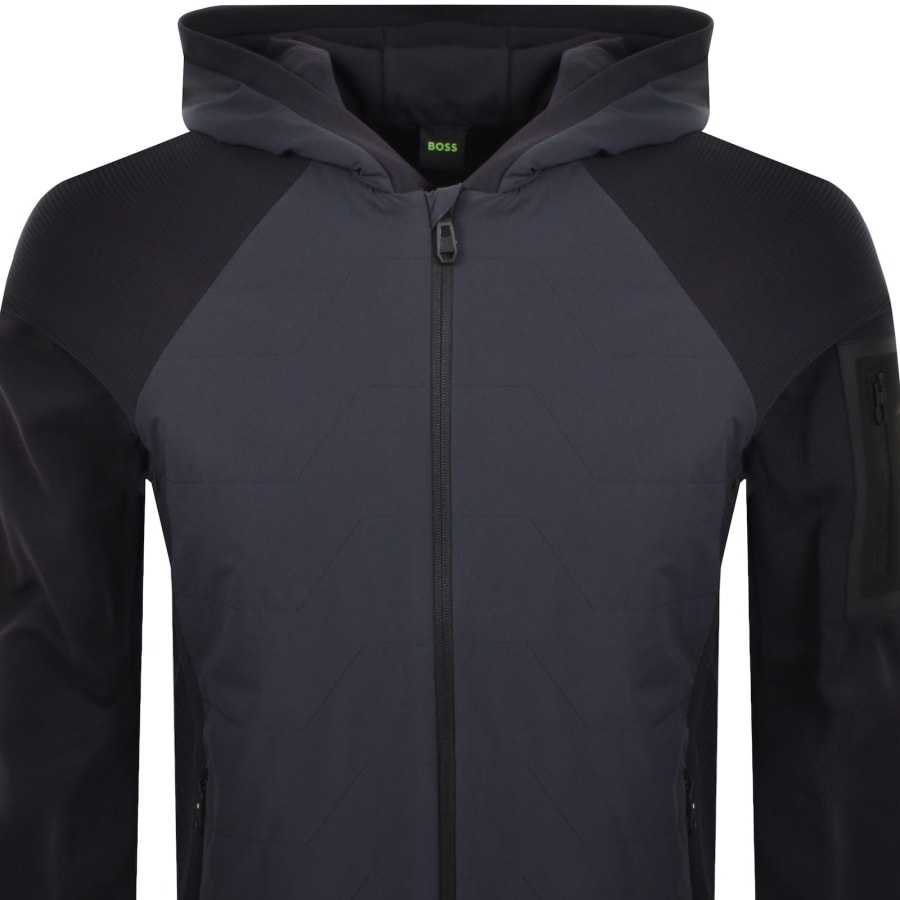 Image number 3 for BOSS K Desert Full Zip Hoodie Navy