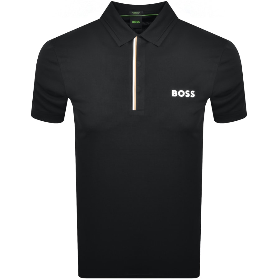 Image number 1 for BOSS Paddytech Pro Polo T Shirt Black