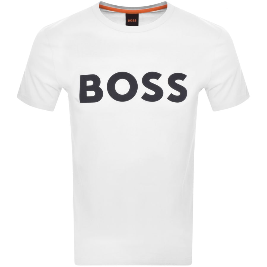 Image number 1 for BOSS Thinking 1 Logo T Shirt White
