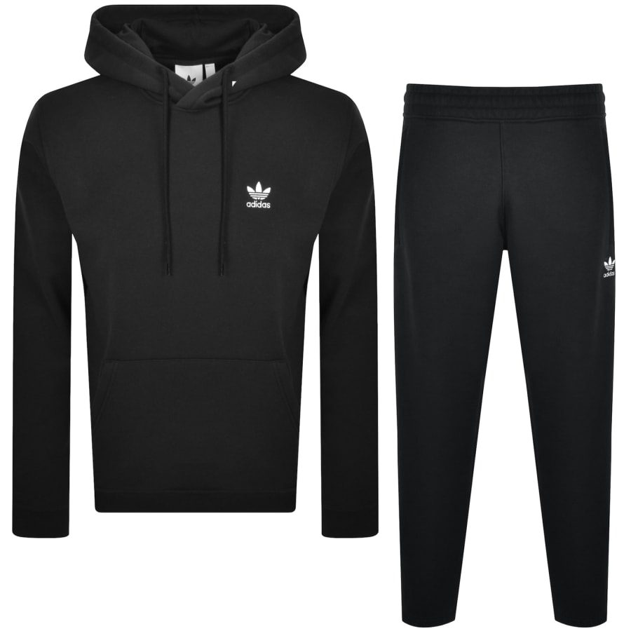Image number 1 for adidas Originals Hooded Tracksuit Black