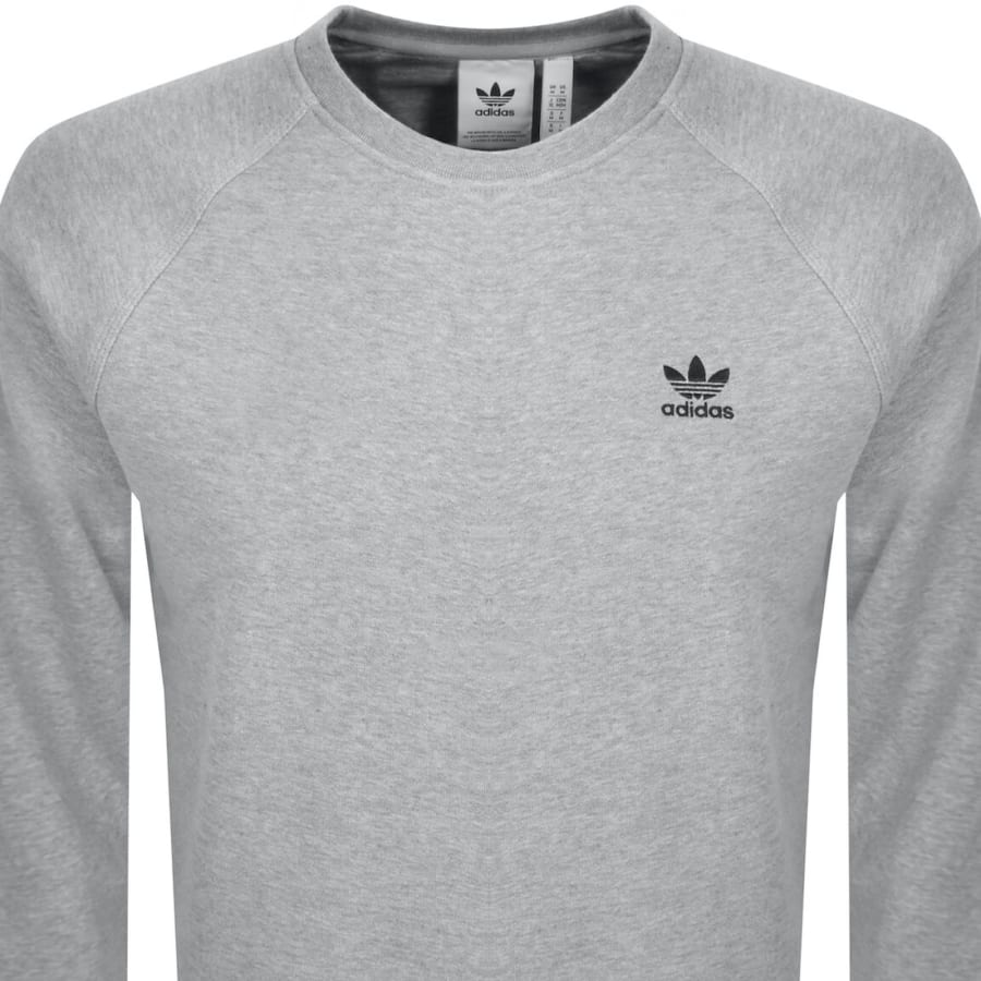 Image number 2 for adidas Originals Trefoil Sweatshirt Grey