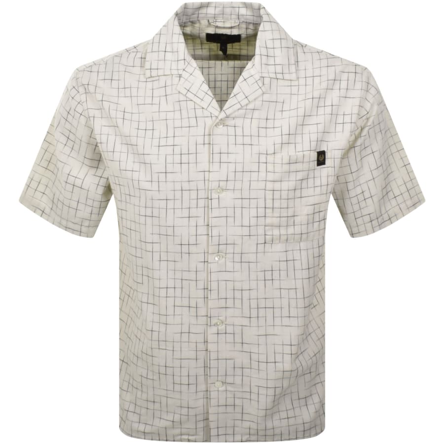 Image number 1 for Belstaff Short Sleeve Tide Shirt Off White