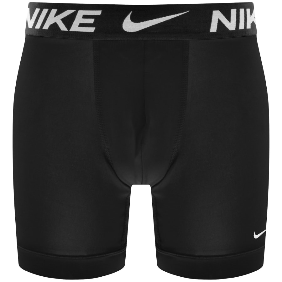 Image number 3 for Nike Essential Micro 3 Pack Boxer Briefs Black