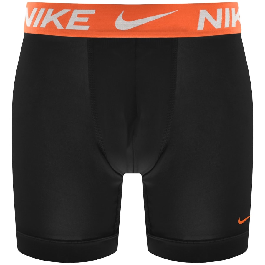 Image number 4 for Nike Essential Micro 3 Pack Boxer Briefs Black