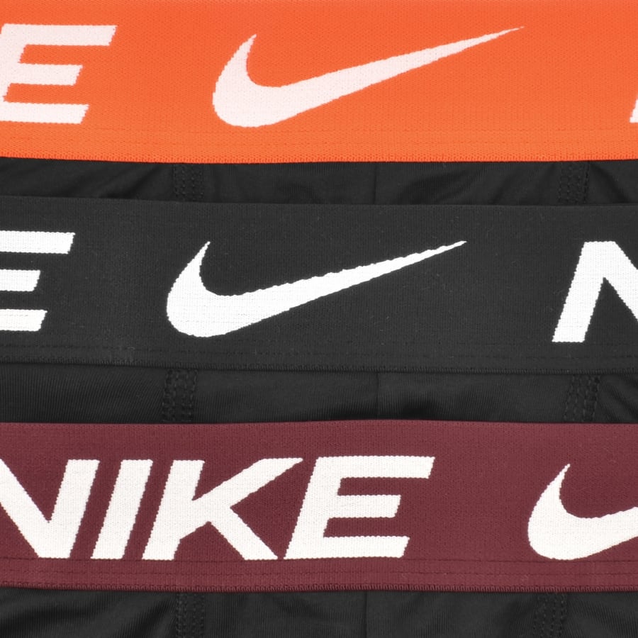 Image number 5 for Nike Essential Micro 3 Pack Boxer Briefs Black