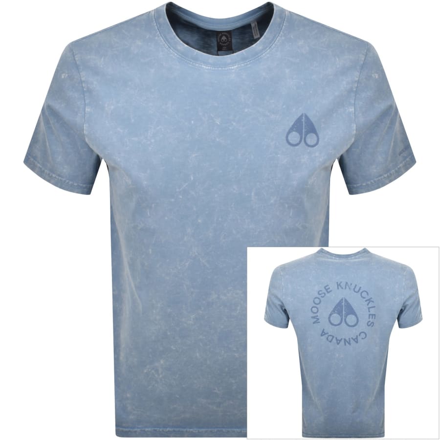 Image number 1 for Moose Knuckles Off Island T Shirt Blue