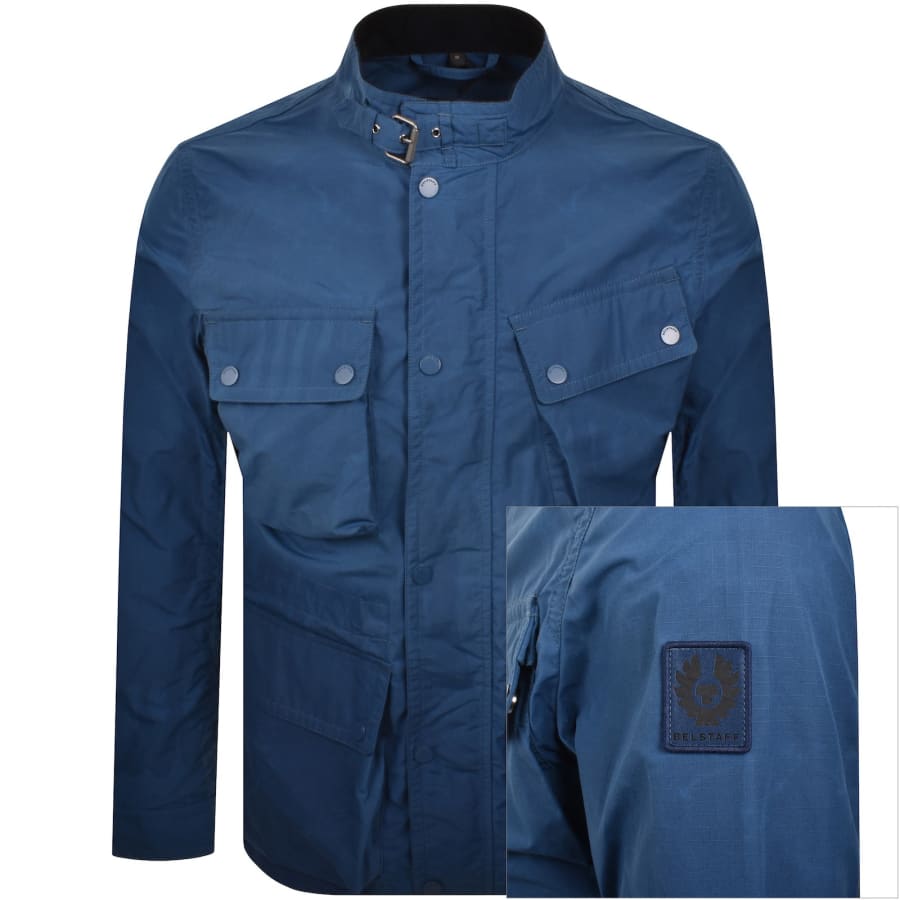 Image number 1 for Belstaff Service Fieldmaster Jacket Blue