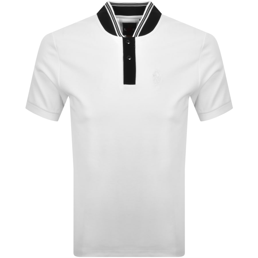 Image number 1 for Luke 1977 Eric Baseball Neck Polo White