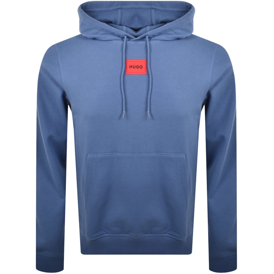 Image number 1 for HUGO Daratschi214 Hoodie Blue