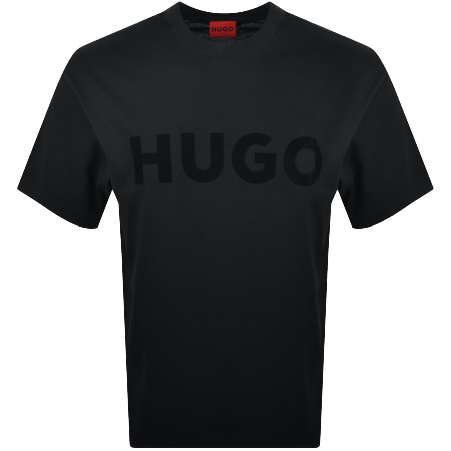 Image number 1 for HUGO Dinkee Loose Fit T Shirt Black