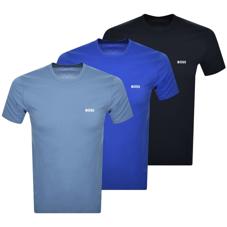 Image number 1 for BOSS 3 Pack Crew Neck T Shirts