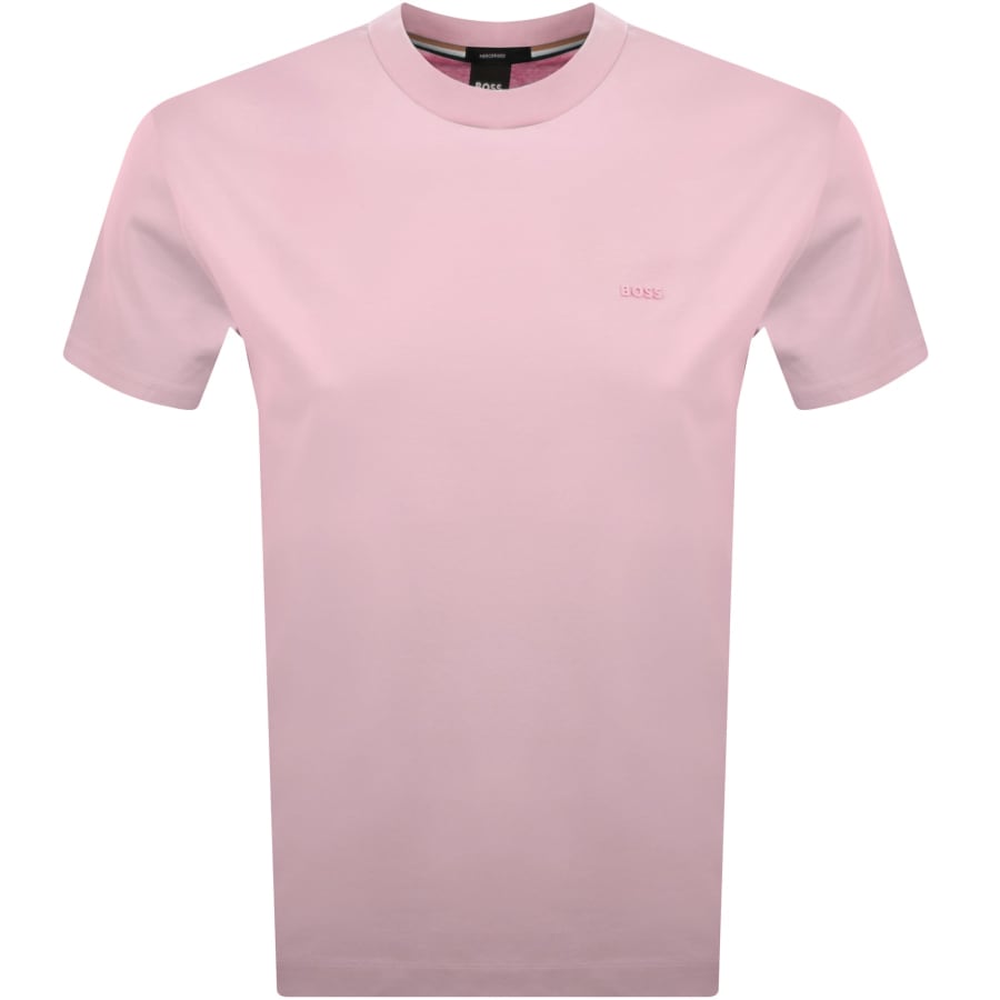 Image number 1 for BOSS Thompson 1 T Shirt Pastel Pink