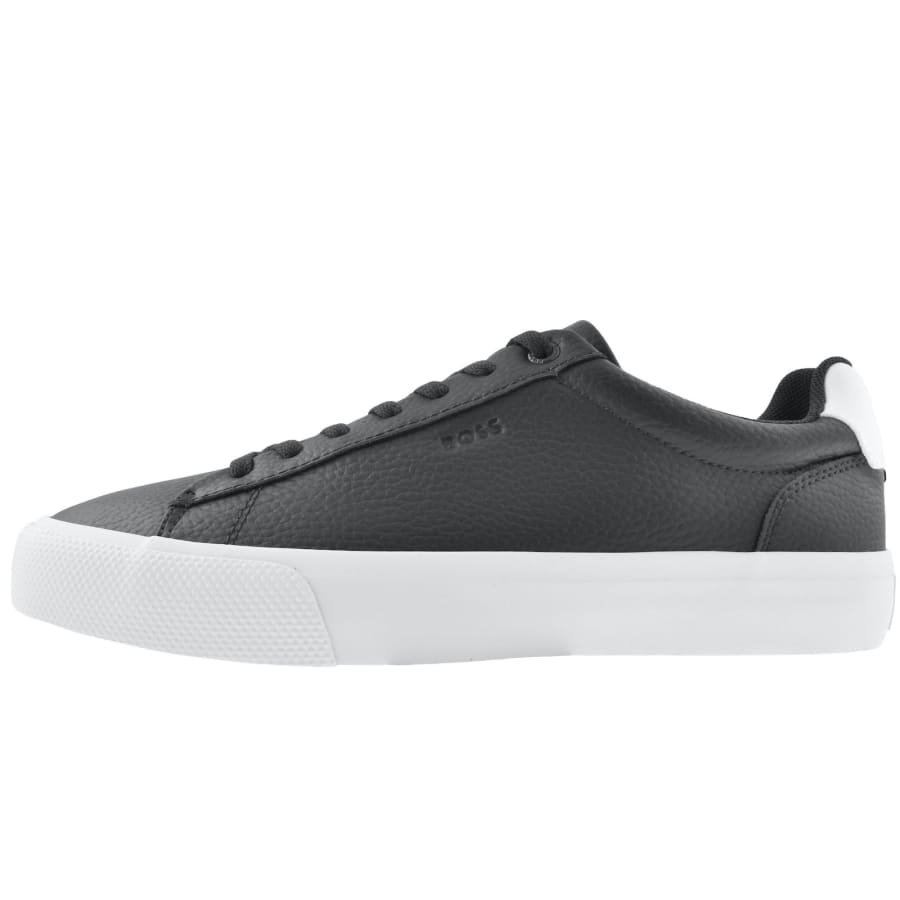 Image number 1 for BOSS Aiden Tennis Trainers Navy