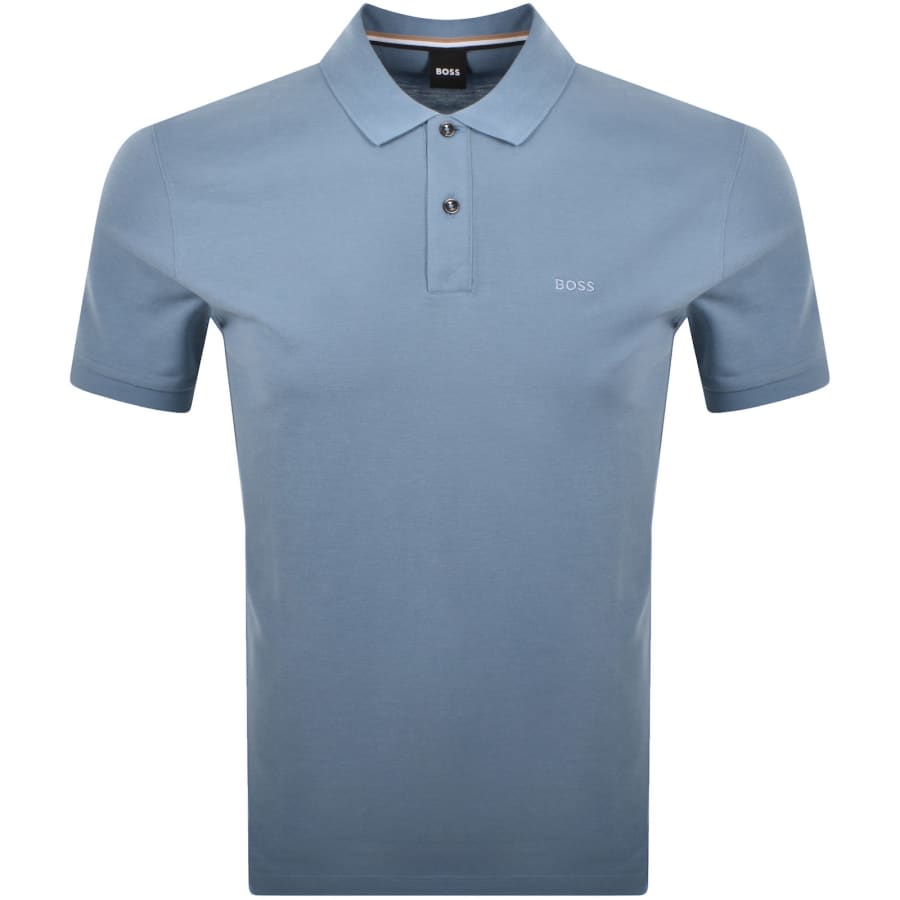 Image number 1 for BOSS Pallas Polo T Shirt Blue