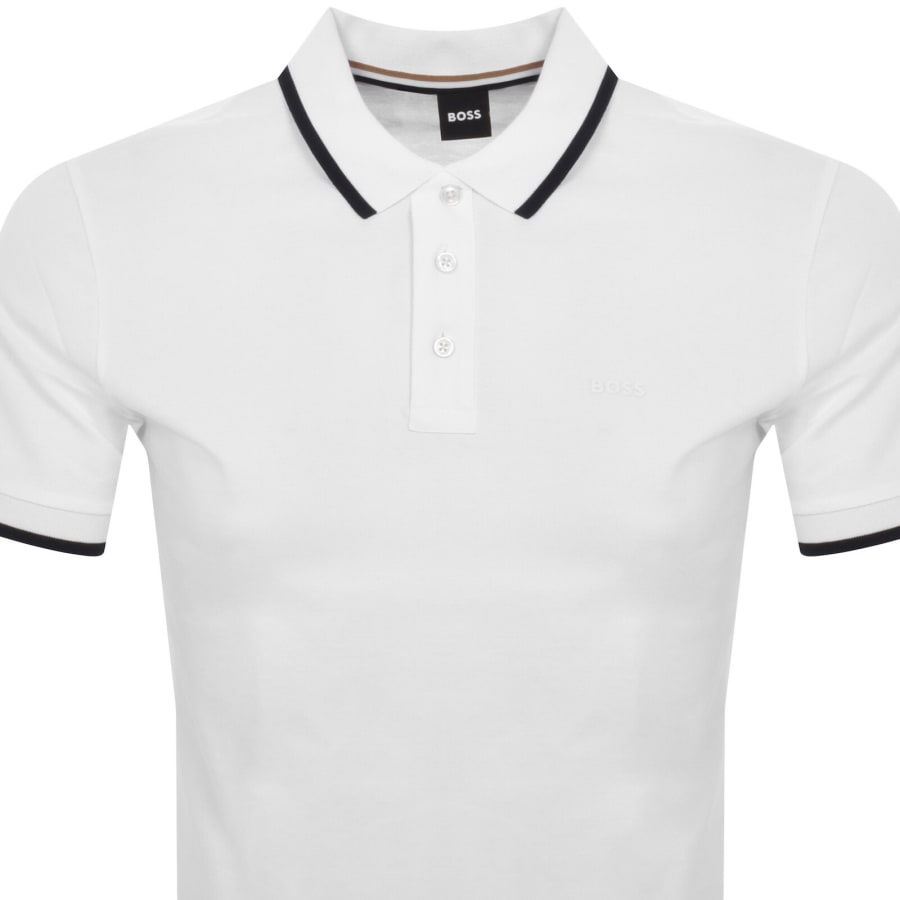 Image number 2 for BOSS Parlay 190 Polo T Shirt White
