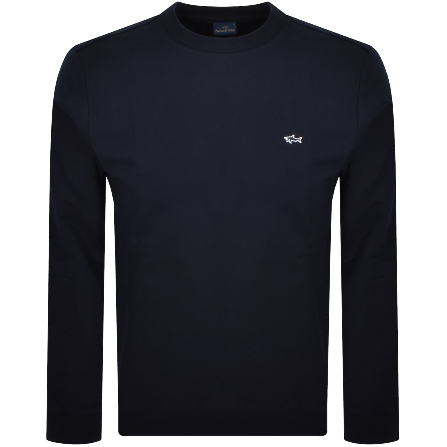 Image number 1 for Paul And Shark Logo Sweatshirt Navy