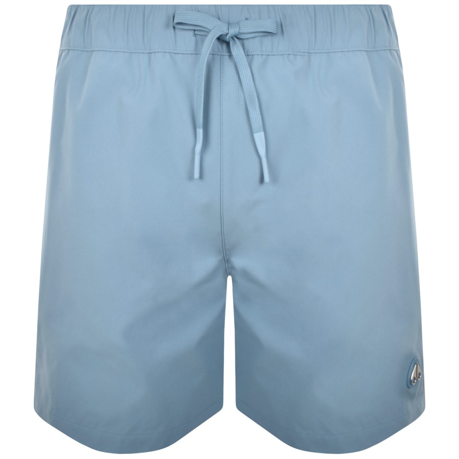 Image number 1 for Moose Knuckles Logo Swim Shorts Blue