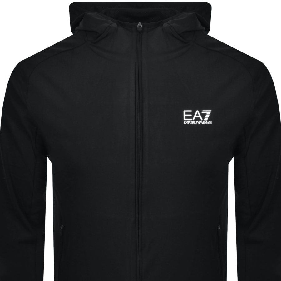 Image number 2 for EA7 Emporio Armani Vigor7 Logo Hoodie Black