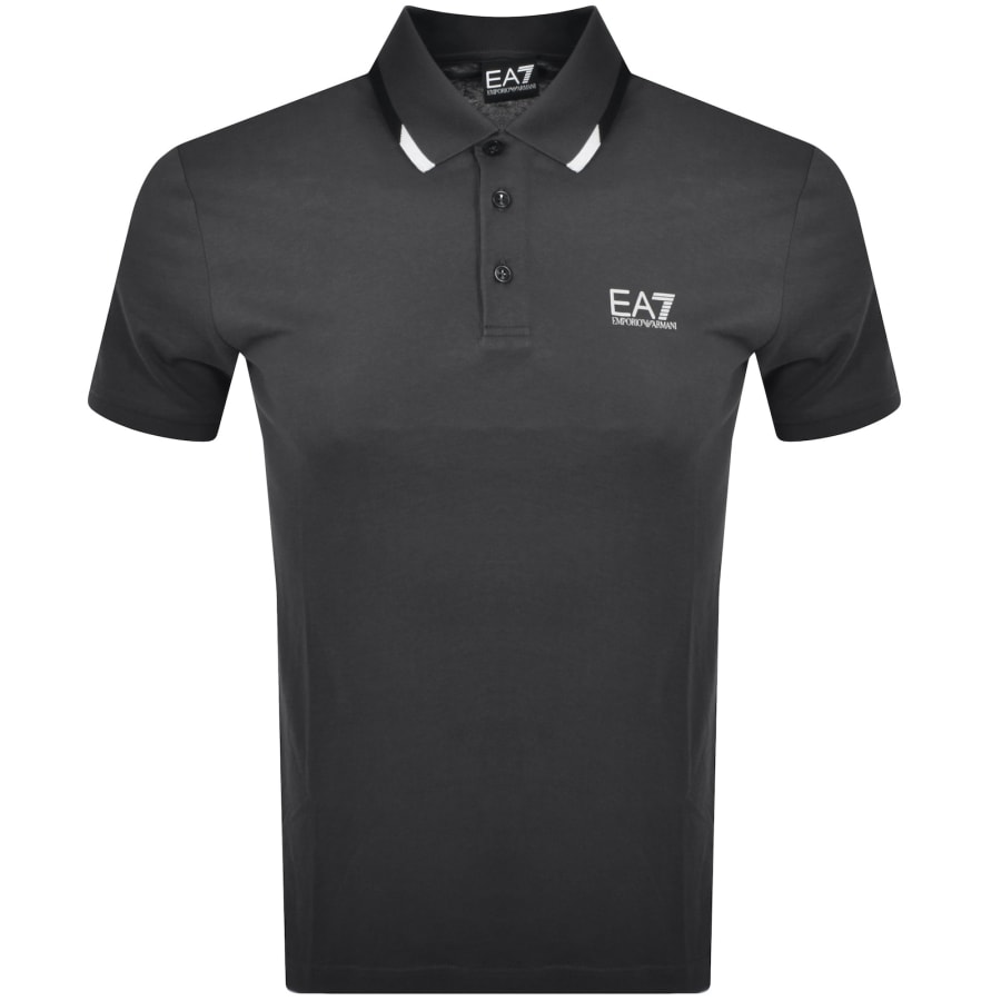 Image number 1 for EA7 Emporio Armani Tipped Polo Grey