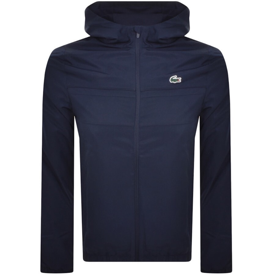 Image number 1 for Lacoste Full Zip Logo Jacket Navy