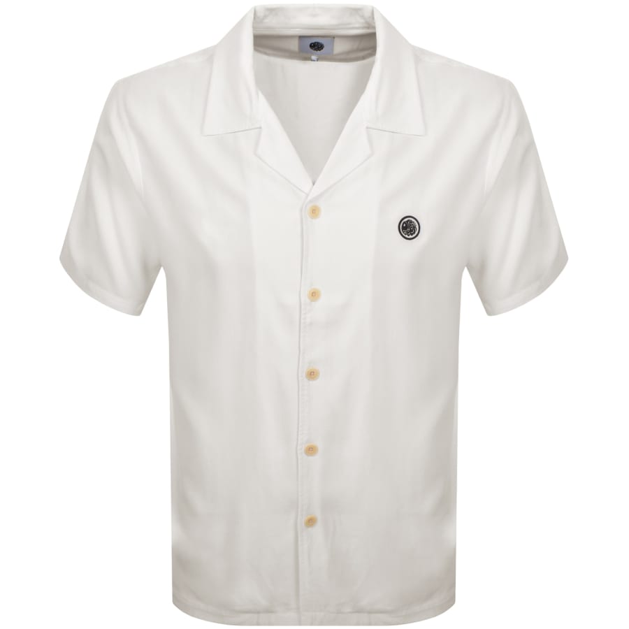 Image number 1 for Pretty Green Islington Short Sleeved Shirt White