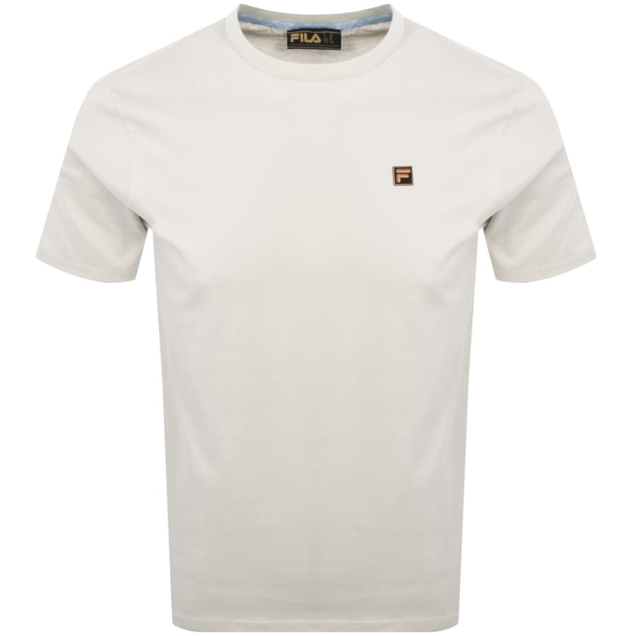 Image number 1 for Fila Vintage Yaxlay 2 T Shirt Off White
