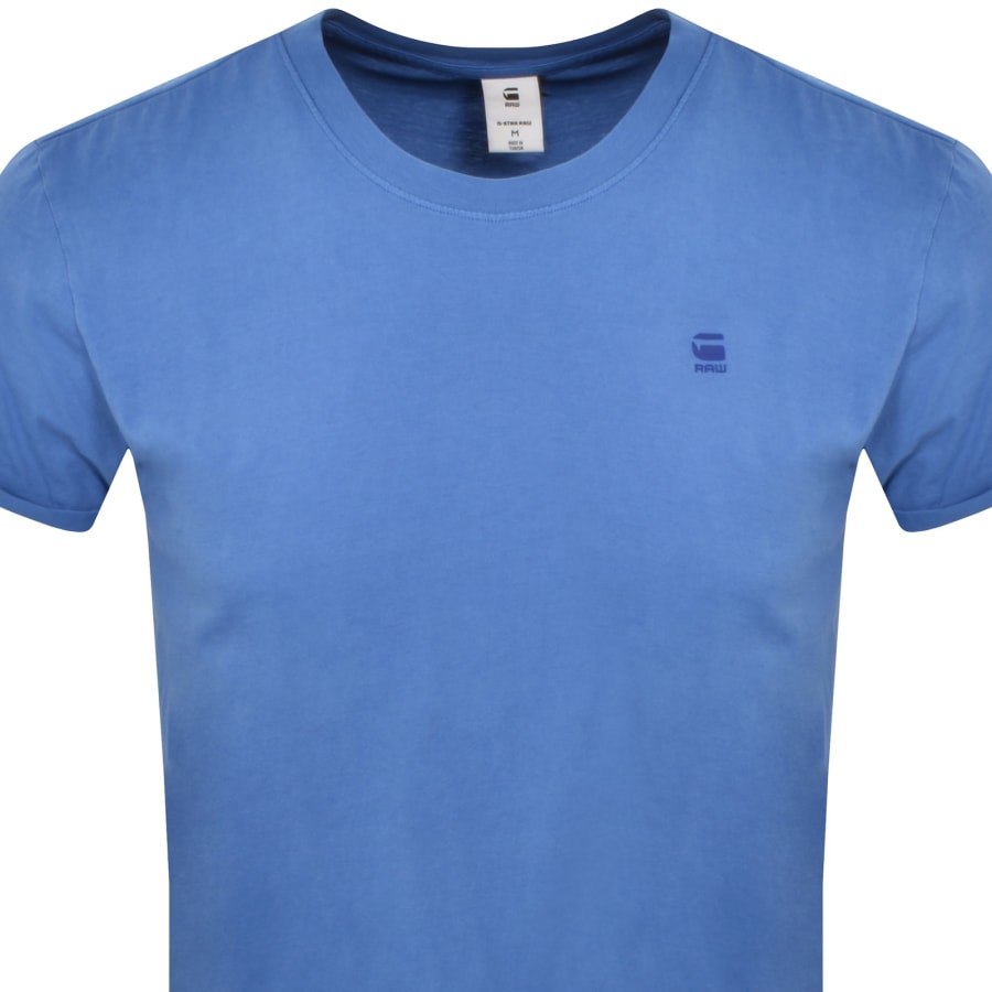 Image number 2 for G Star Lash Logo T Shirt Blue