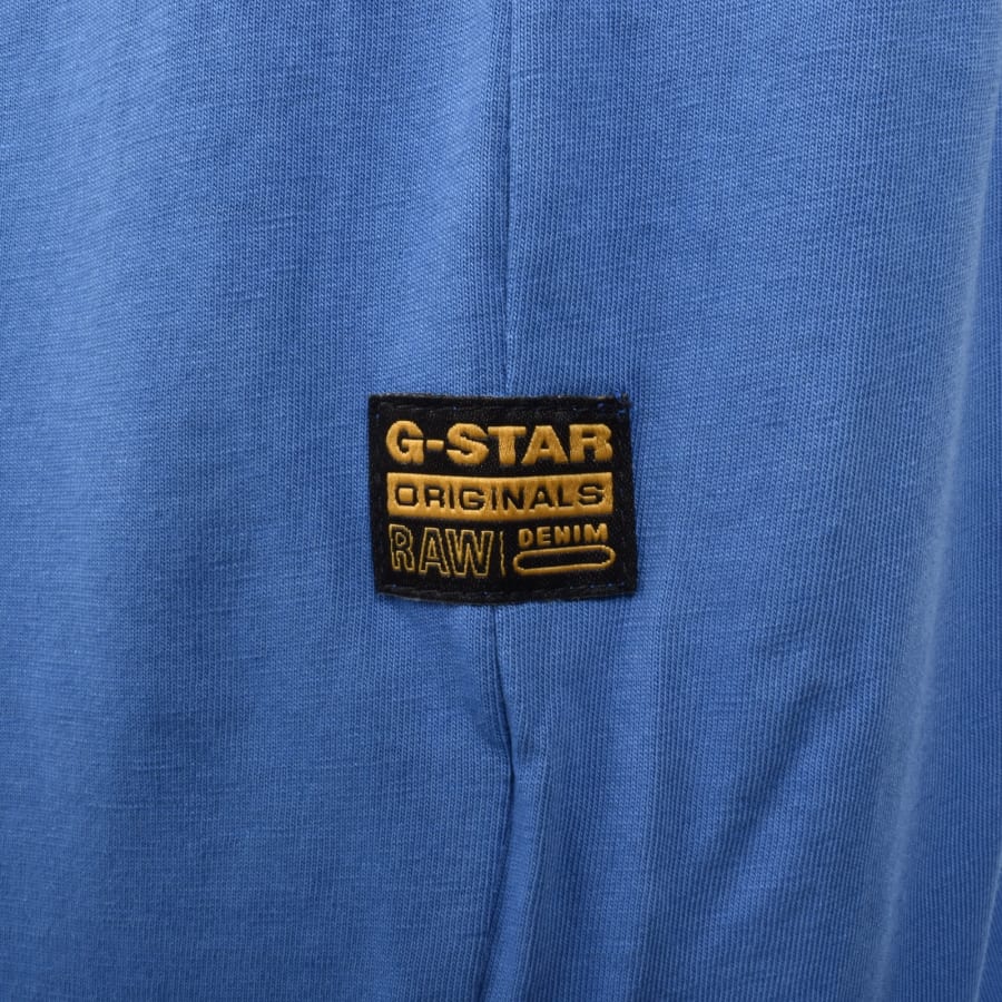 Image number 4 for G Star Lash Logo T Shirt Blue