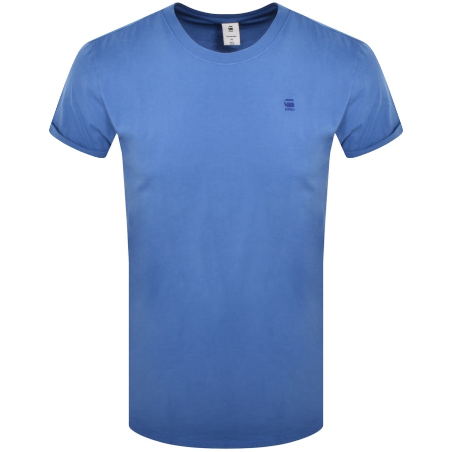 Image number 1 for G Star Lash Logo T Shirt Blue