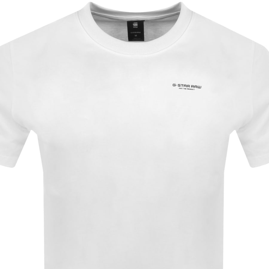 Image number 2 for G Star Slim Base T Shirt White