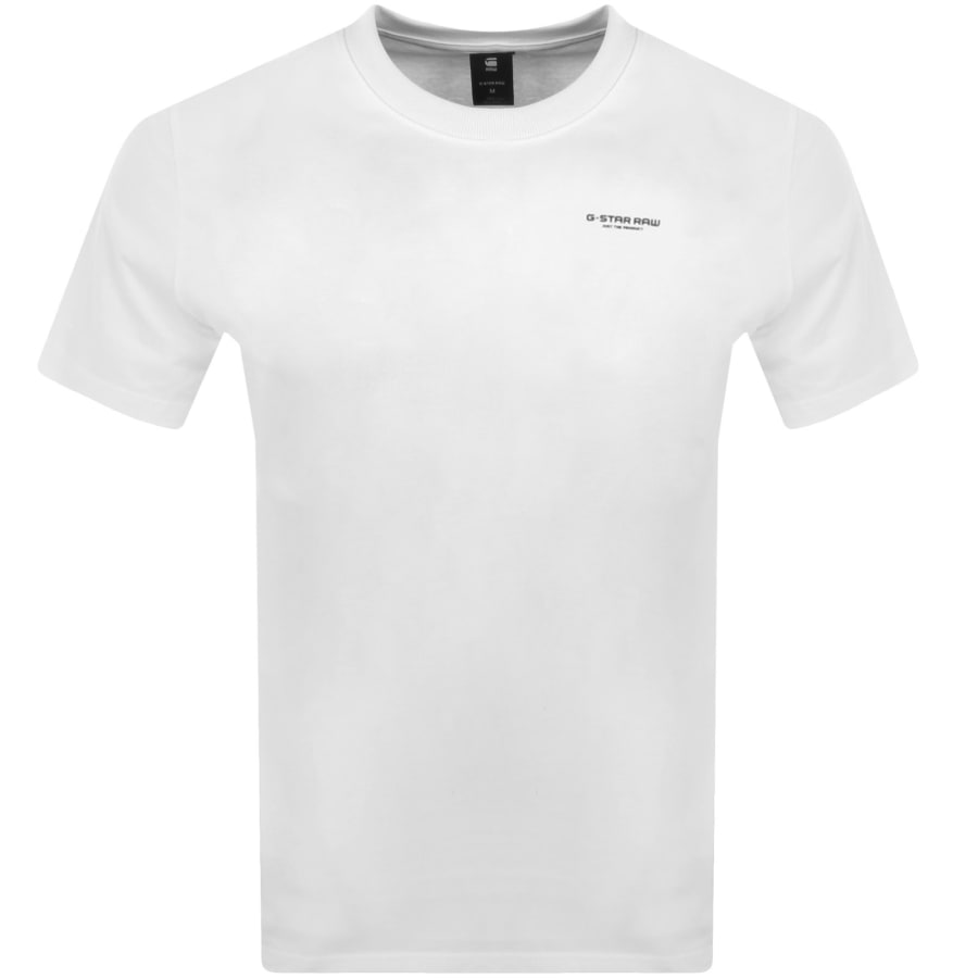 Image number 1 for G Star Slim Base T Shirt White