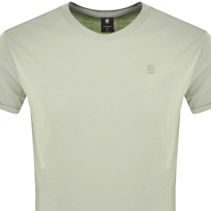 Image number 2 for G Star Lash Logo T Shirt Green