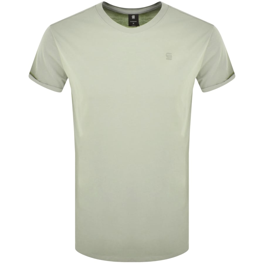 Image number 1 for G Star Lash Logo T Shirt Green
