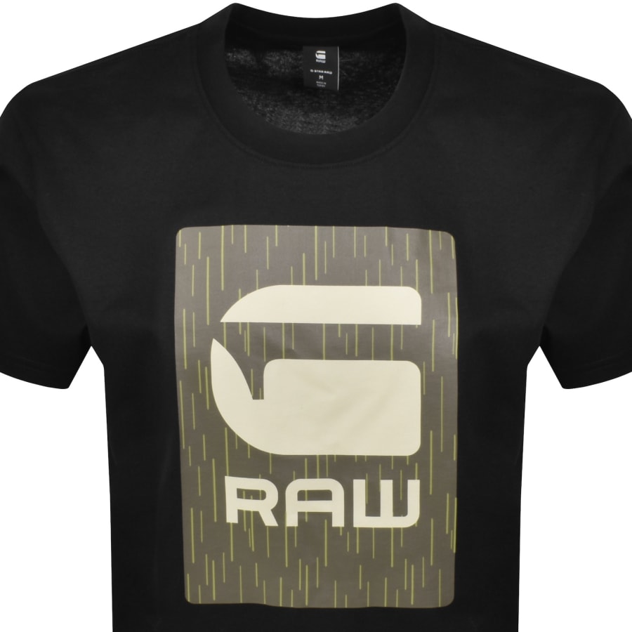 Image number 2 for G Star Burger Box Logo T Shirt Black