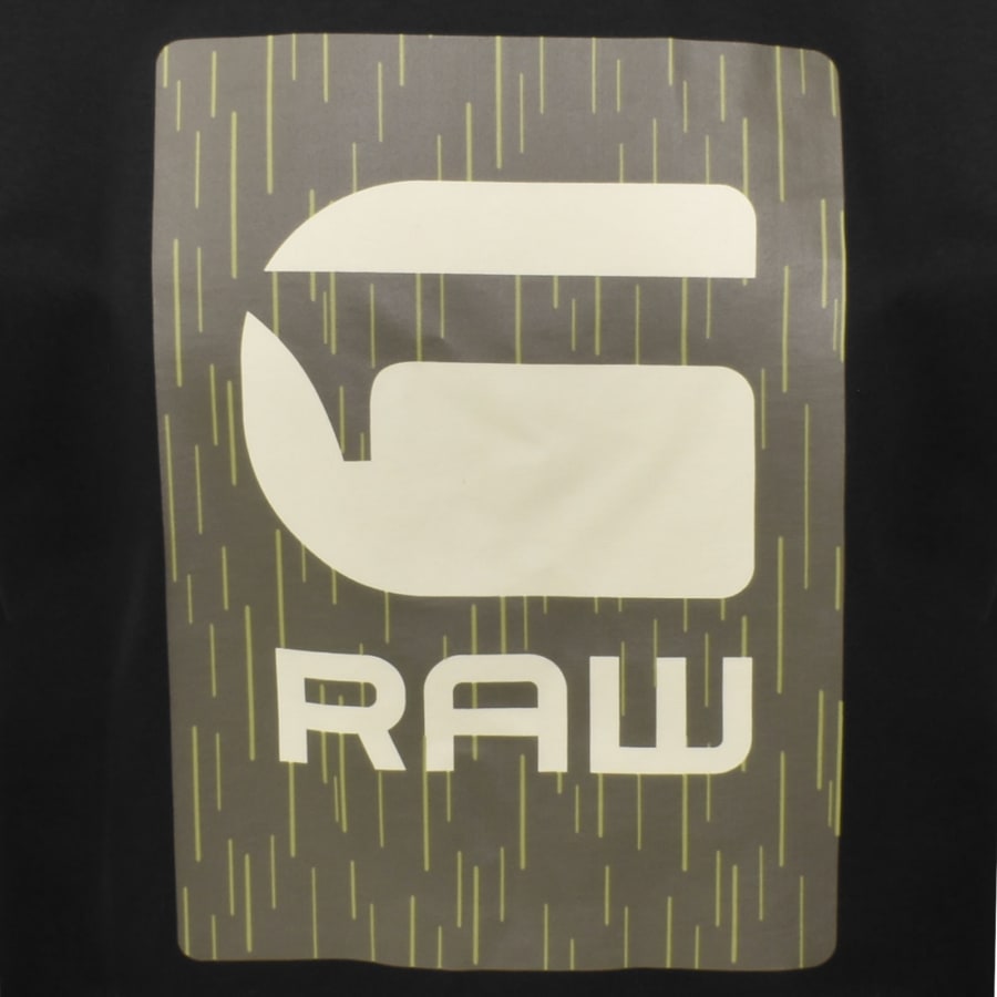 Image number 3 for G Star Burger Box Logo T Shirt Black