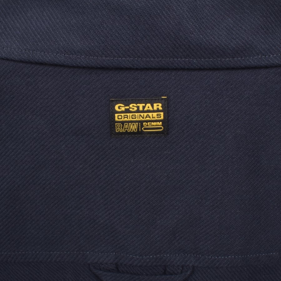 Image number 5 for G-Star Zip Overshirt Blue