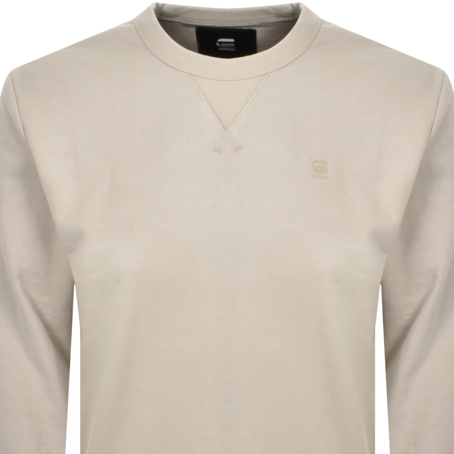 Image number 2 for G Star Nifous Sweatshirt Beige