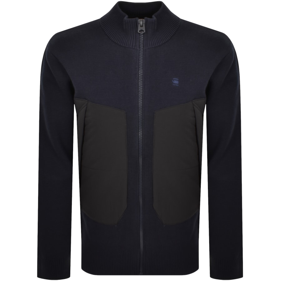 Image number 1 for G-Star Alfresco Knit Jumper Blue