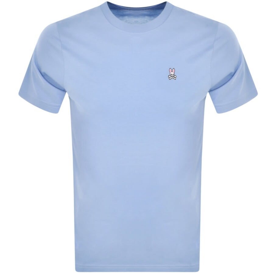 Image number 1 for Psycho Bunny Classic Crew Neck T Shirt Blue