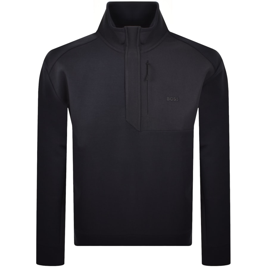 Image number 1 for BOSS Sweat Glamping Sweatshirt Blue