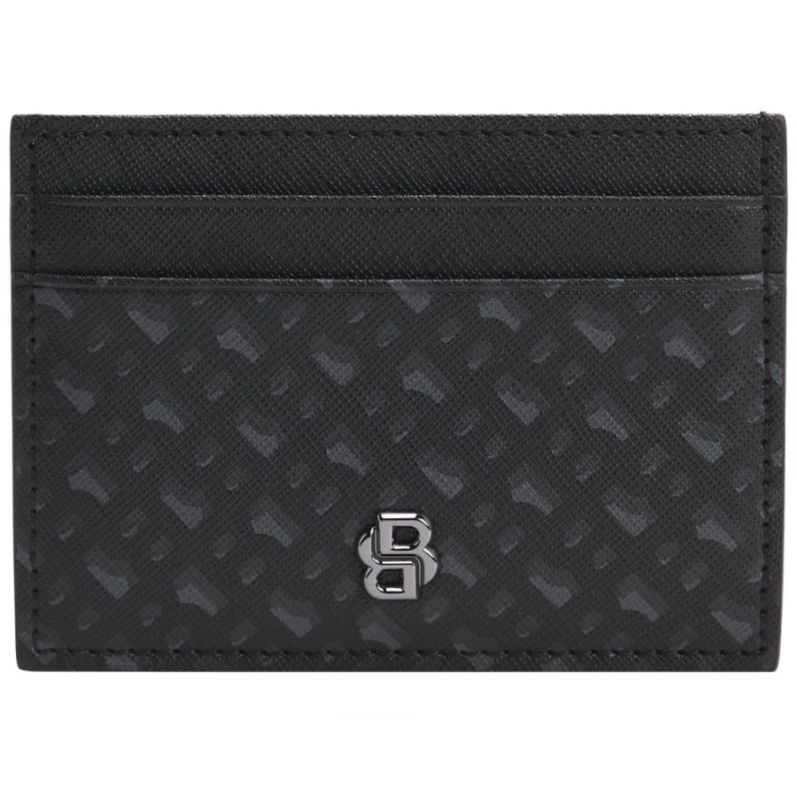 Image number 1 for BOSS Icon Monogram Card Holder Black