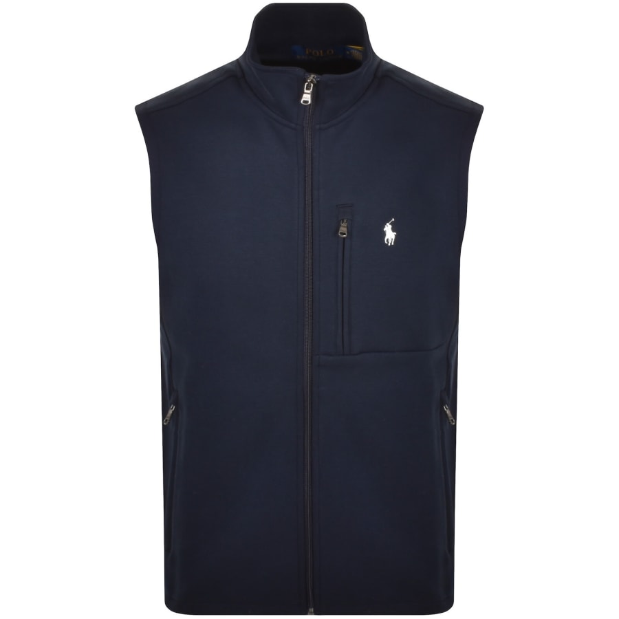 Image number 1 for Ralph Lauren Full Zip Gilet Navy