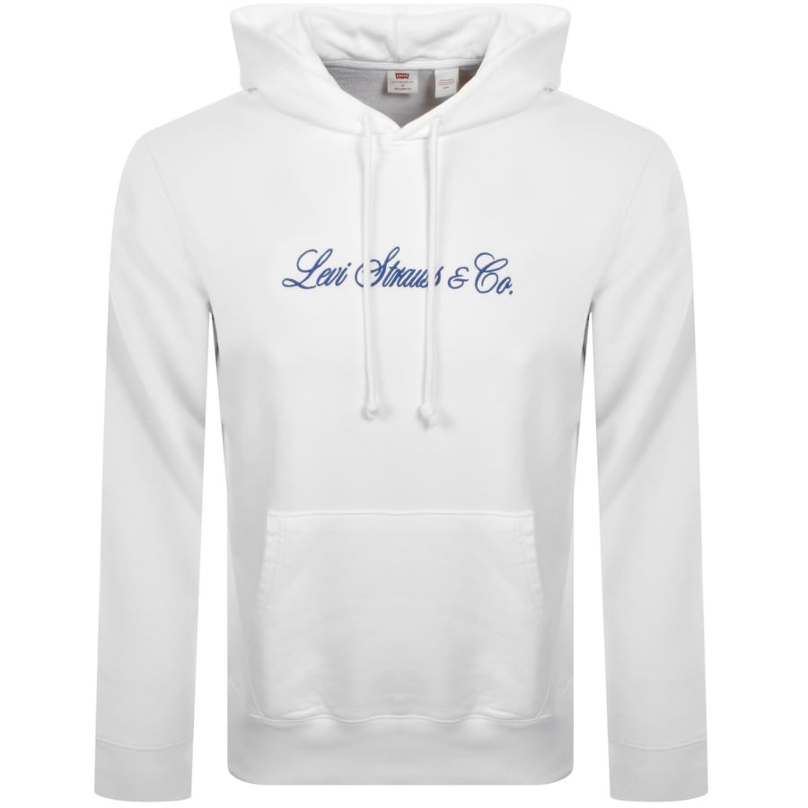 Image number 1 for Levis Premium Graphic Hoodie White