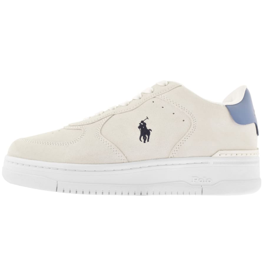 Image number 1 for Ralph Lauren Masters CRT Trainers Off White