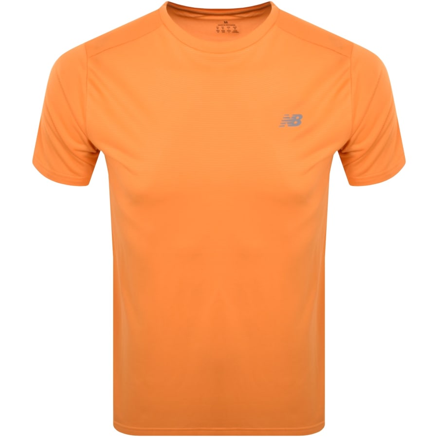 Image number 1 for New Balance Logo T Shirt Orange