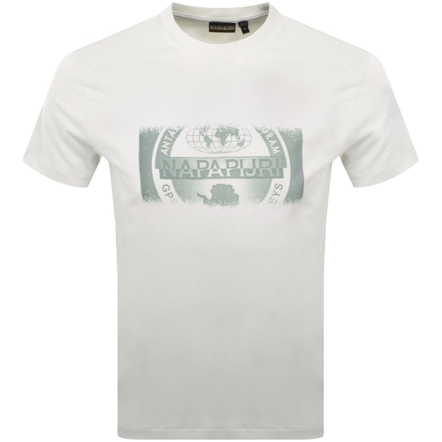 Image number 1 for Napapijri Vanni Logo T Shirt White